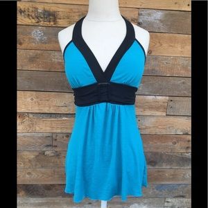 V Neck Halter Tank Top